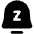 Bell Simple Z Fill Icon from Phosphor Fill Set