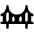 Bridge Fill Icon from Phosphor Fill Set