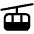 Cable Car Fill Icon from Phosphor Fill Set