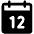 Calendar Fill Icon from Phosphor Fill Set