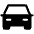 Car Fill Icon from Phosphor Fill Set