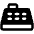 Cash Register Fill Icon from Phosphor Fill Set