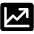 Chart Line Up Fill Icon from Phosphor Fill Set