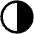 Circle Half Fill Icon from Phosphor Fill Set