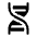 Dna Fill Icon from Phosphor Fill Set