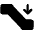 Escalator Down Fill Icon from Phosphor Fill Set