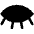 Eye Closed Fill Icon from Phosphor Fill Set