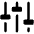 Faders Fill Icon from Phosphor Fill Set