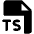 File Ts Fill Icon from Phosphor Fill Set