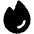 Fire Fill Icon from Phosphor Fill Set