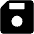 Floppy Disk Back Fill Icon from Phosphor Fill Set