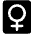 Gender Female Fill Icon from Phosphor Fill Set