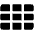 Grid Nine Fill Icon from Phosphor Fill Set