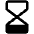 Hourglass Low Fill Icon from Phosphor Fill Set