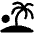 Island Fill Icon from Phosphor Fill Set