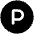 Letter Circle P Fill Icon from Phosphor Fill Set