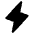 Lightning Fill Icon from Phosphor Fill Set