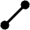 Line Segment Fill Icon from Phosphor Fill Set