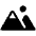 Mountains Fill Icon from Phosphor Fill Set