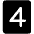 Number Four Fill Icon from Phosphor Fill Set