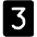 Number Three Fill Icon from Phosphor Fill Set