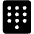 Numpad Fill Icon from Phosphor Fill Set