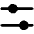 Sliders Horizontal Fill Icon from Phosphor Fill Set