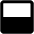 Square Half Bottom Fill Icon from Phosphor Fill Set