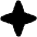 Star Four Fill Icon from Phosphor Fill Set