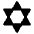 Star Of David Fill Icon from Phosphor Fill Set