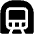 Subway Fill Icon from Phosphor Fill Set