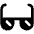 Sunglasses Fill Icon from Phosphor Fill Set