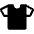 T Shirt Fill Icon from Phosphor Fill Set