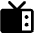 Television Fill Icon from Phosphor Fill Set | Free Download as SVG Vector and Transparent PNG | Streamline icons