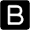 Text B Fill Icon from Phosphor Fill Set