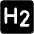 Text H Two Fill Icon from Phosphor Fill Set