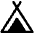 Tipi Fill Icon from Phosphor Fill Set