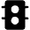 Traffic Signal Fill Icon from Phosphor Fill Set