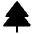 Tree Evergreen Fill Icon from Phosphor Fill Set