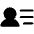 User List Fill Icon from Phosphor Fill Set