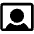 User Rectangle Fill Icon from Phosphor Fill Set