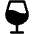 Wine Fill Icon from Phosphor Fill Set