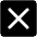 X Fill Icon from Phosphor Fill Set