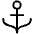 Anchor Light Icon from Phosphor Light Set