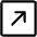 Arrow Square Up Right Light Icon from Phosphor Light Set