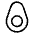 Avocado Light Icon from Phosphor Light Set