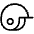 Baseball Helmet Light Icon from Phosphor Light Set