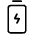 Battery Charging Vertical Light Icon from Phosphor Light Set | Free Download as SVG Vector and Transparent PNG | Streamline icons