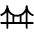 Bridge Light Icon from Phosphor Light Set
