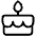 Cake Light Icon from Phosphor Light Set